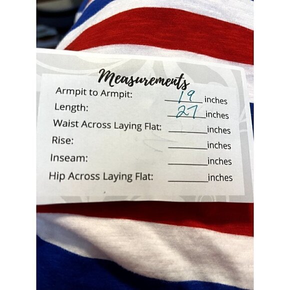 Women's Torrid USA Red, White, Blue Striped Tank Top, Patriotic Shirt 1, 1X, 14 - Picture 7 of 10